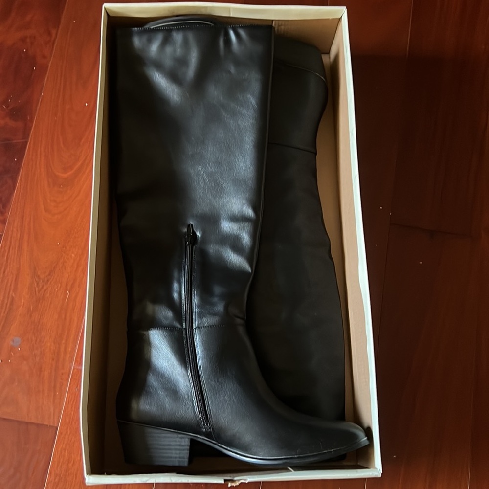 ESPIRT TREASURE PADDED INSOLE TALL KNEE-HIGH BOOTS SZ 9.5